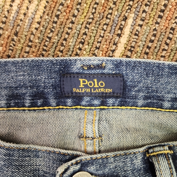 Polo Ralph Lauren Sullivan Slim High Rise Button Fly Jeans Size 32X32 - Picture 8 of 10